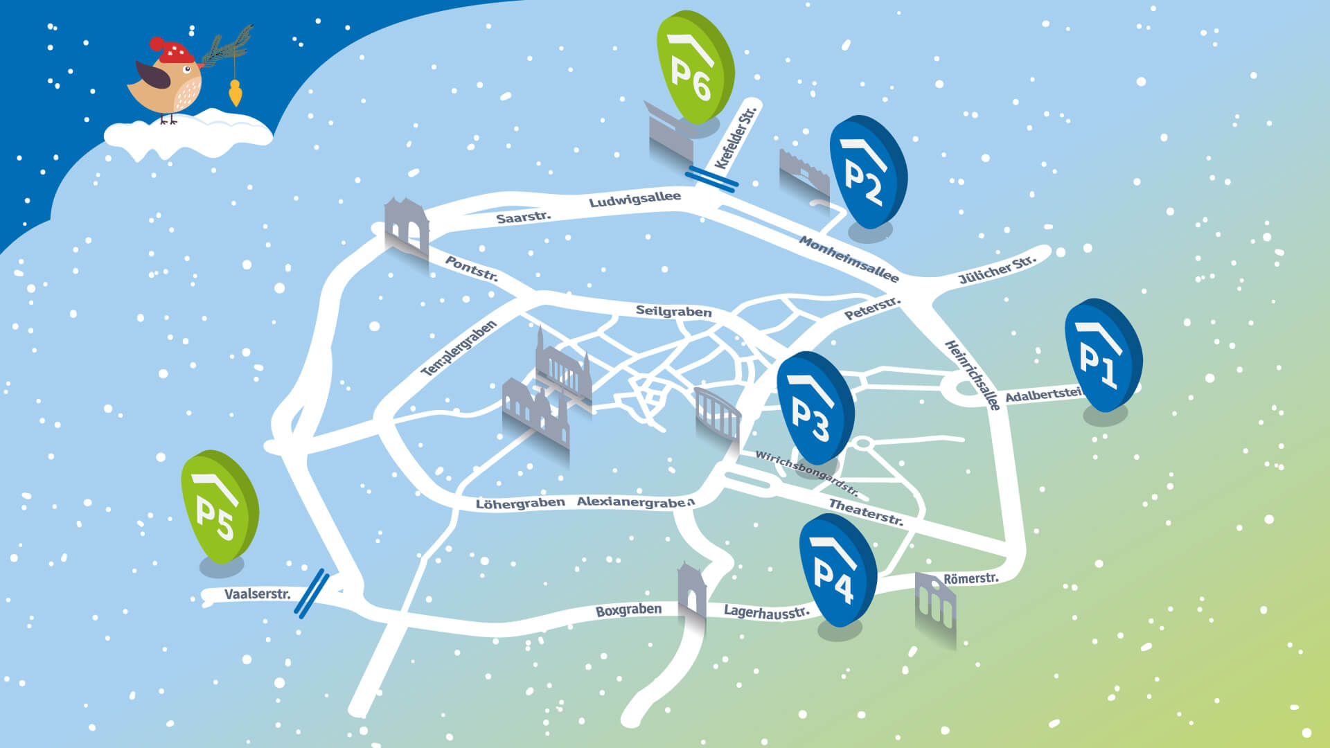 Schnell zum Weihnachts-Shoppen in die City