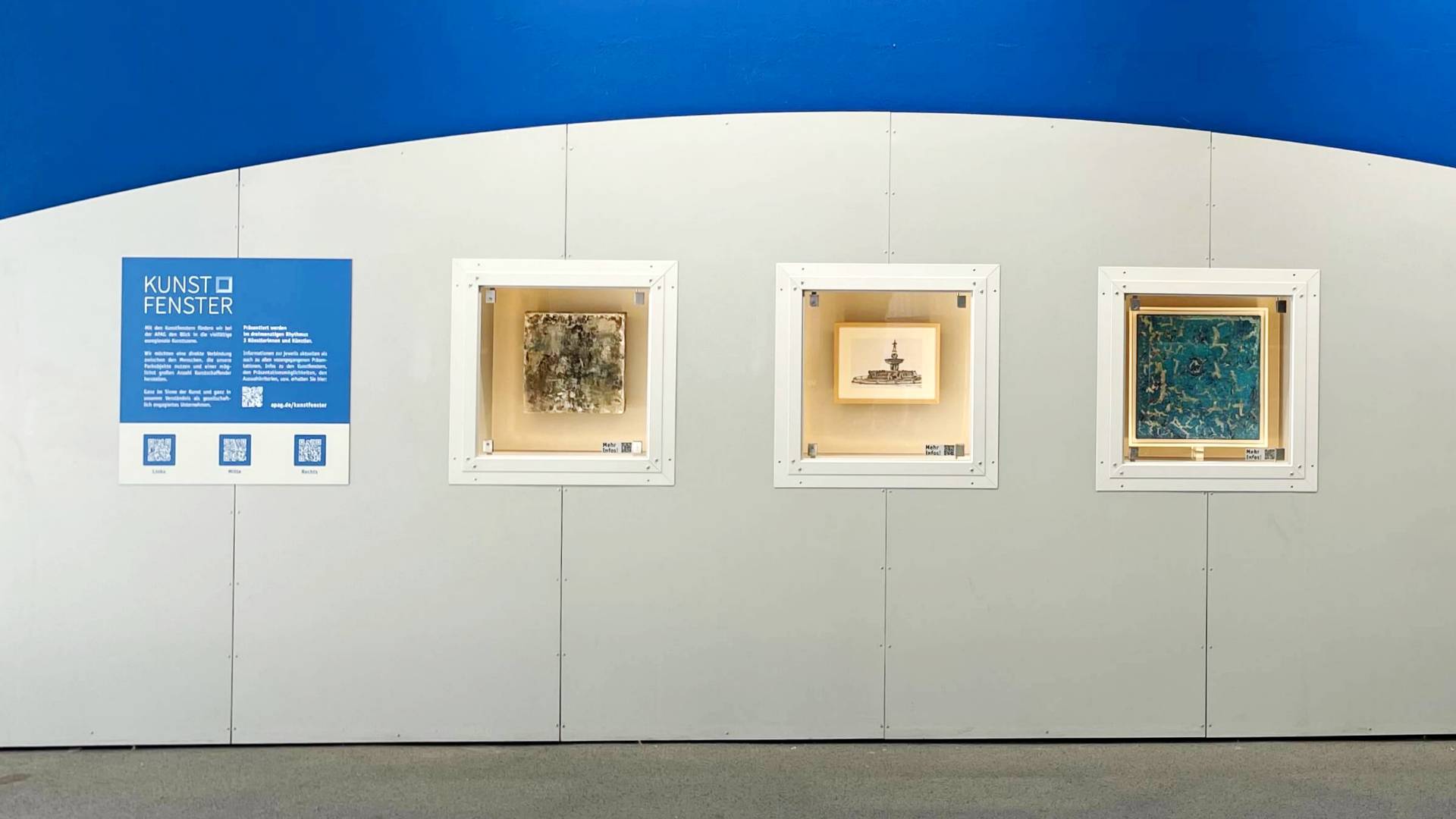 Drei Fenster – drei Werke – drei Monate: Kunst trifft Parkhaus