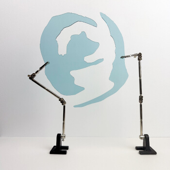 BLUMENBILD . blau von Hella Frowein-Hagenah